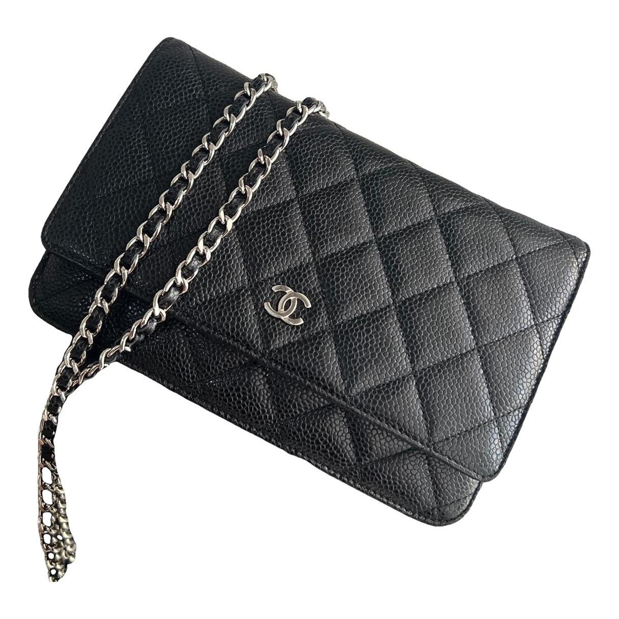 Wallet On Chain Timeless/Classique leather handbag