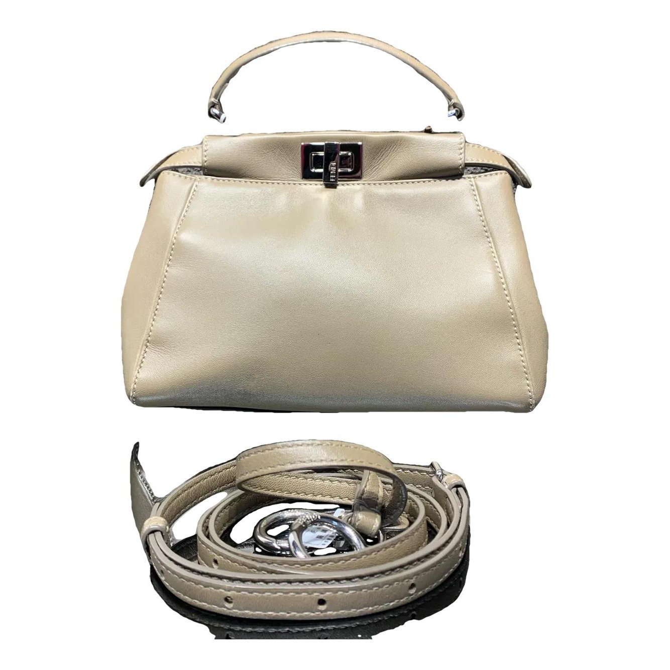 Peekaboo leather crossbody bag
