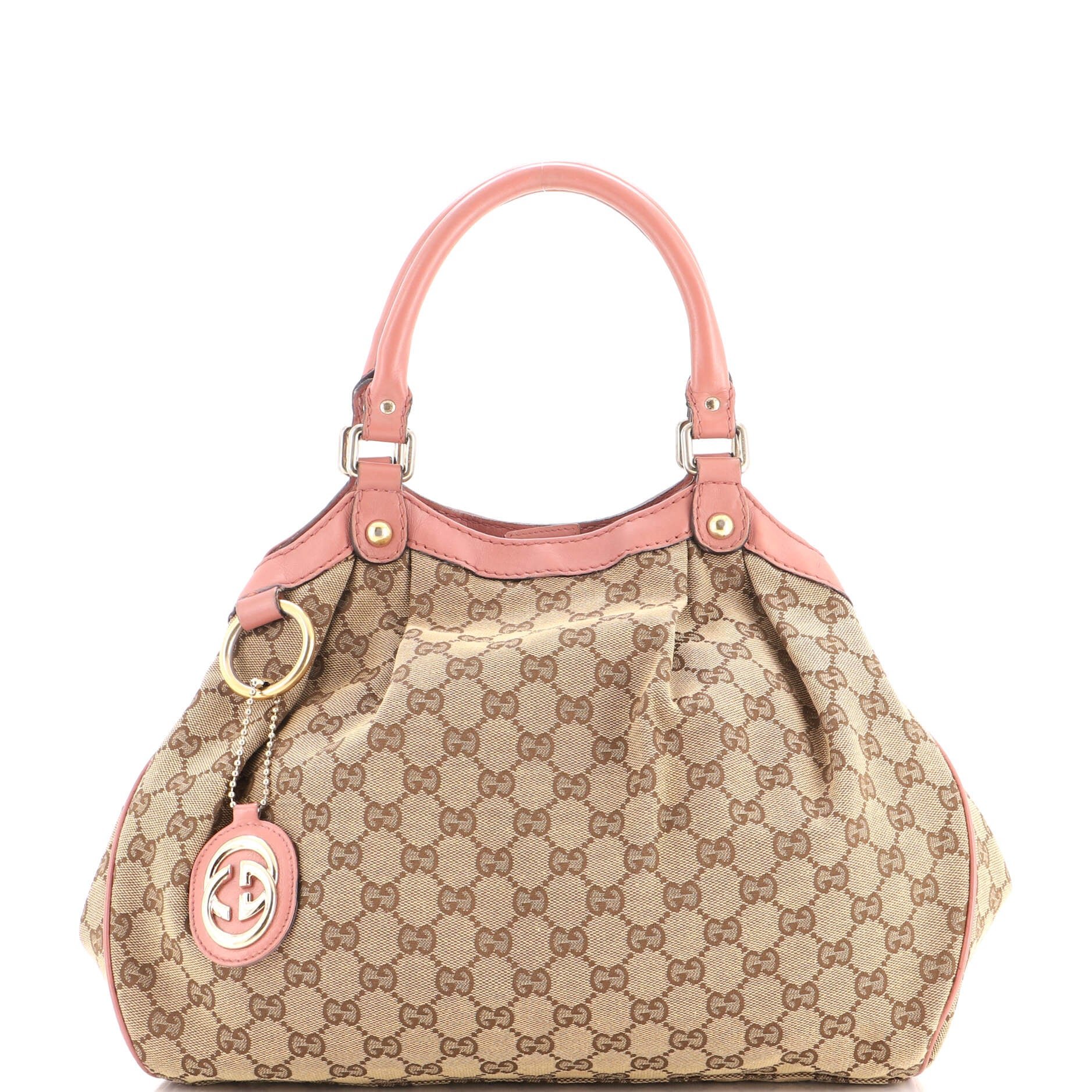 Sukey Tote GG Canvas with Leather Medium