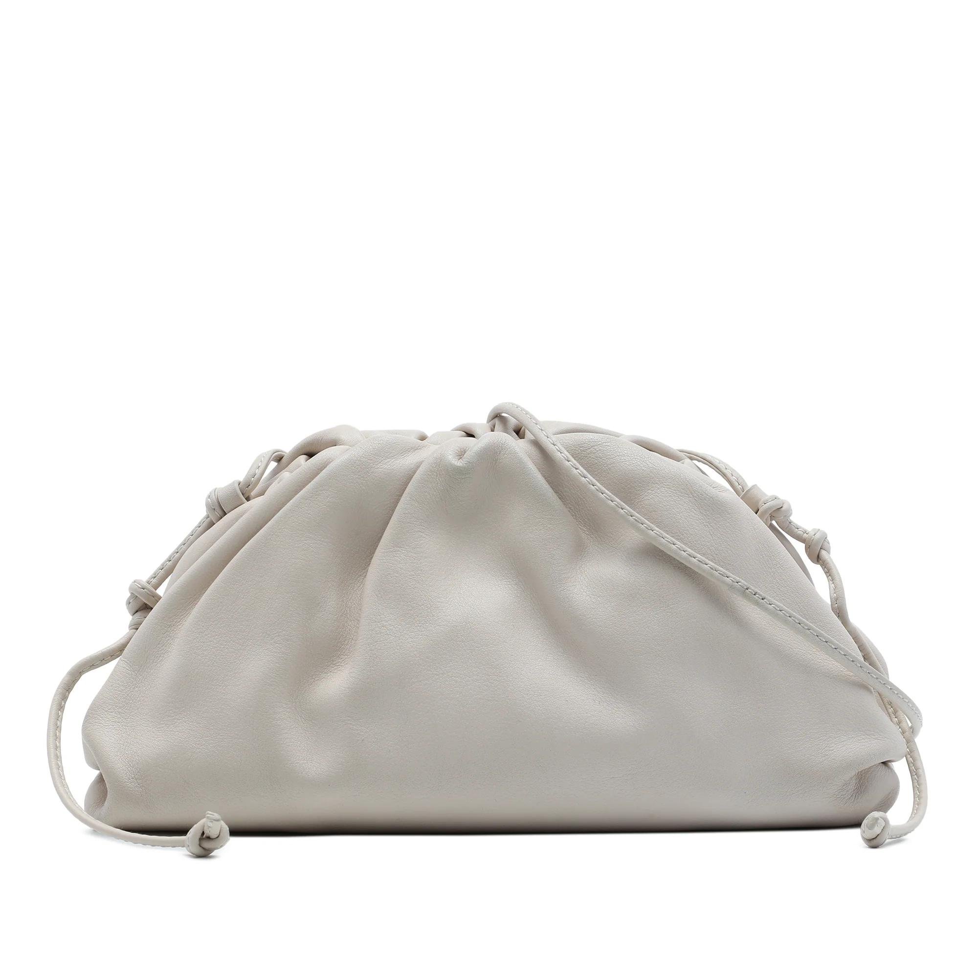 Pouch leather crossbody bag