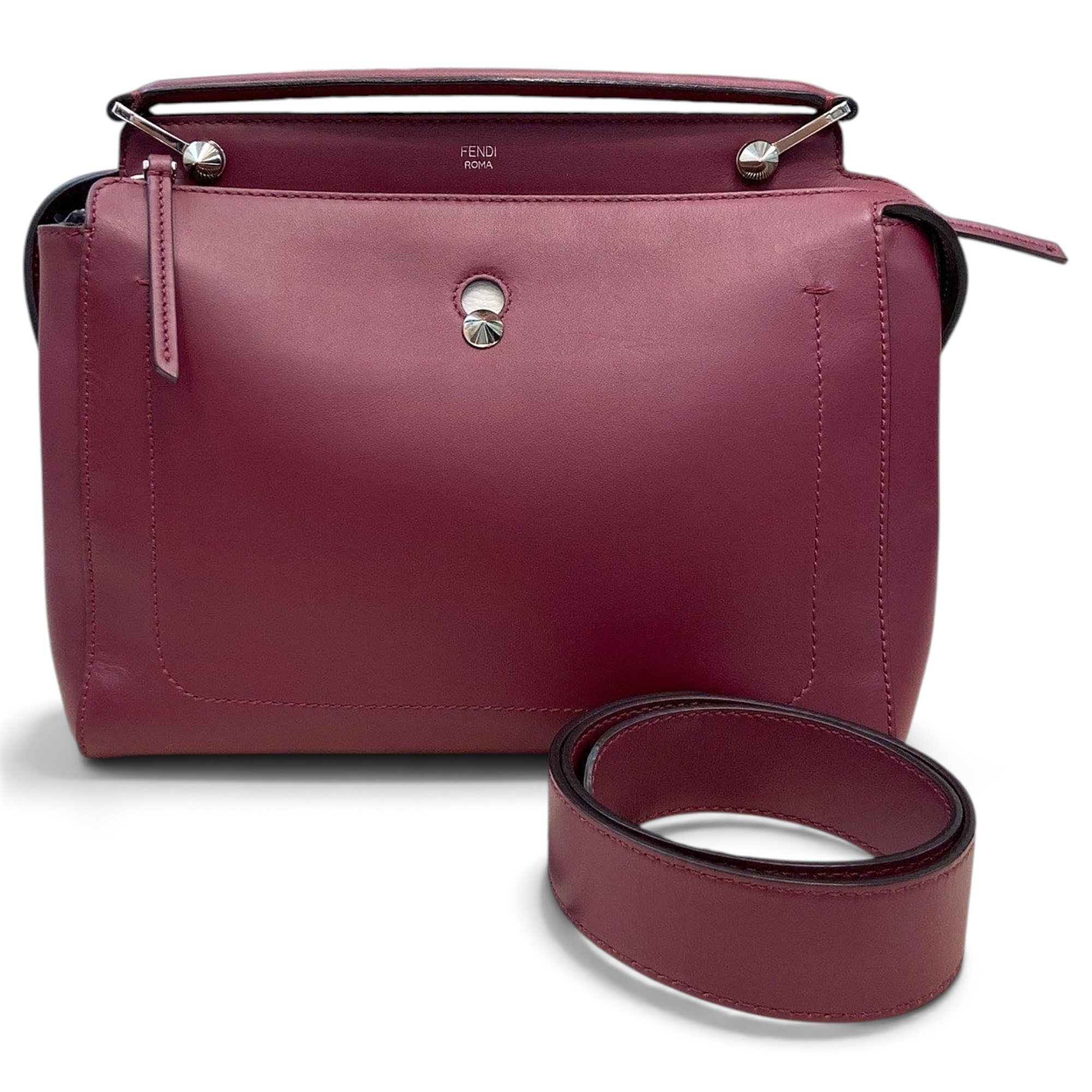 Dot Com leather handbag