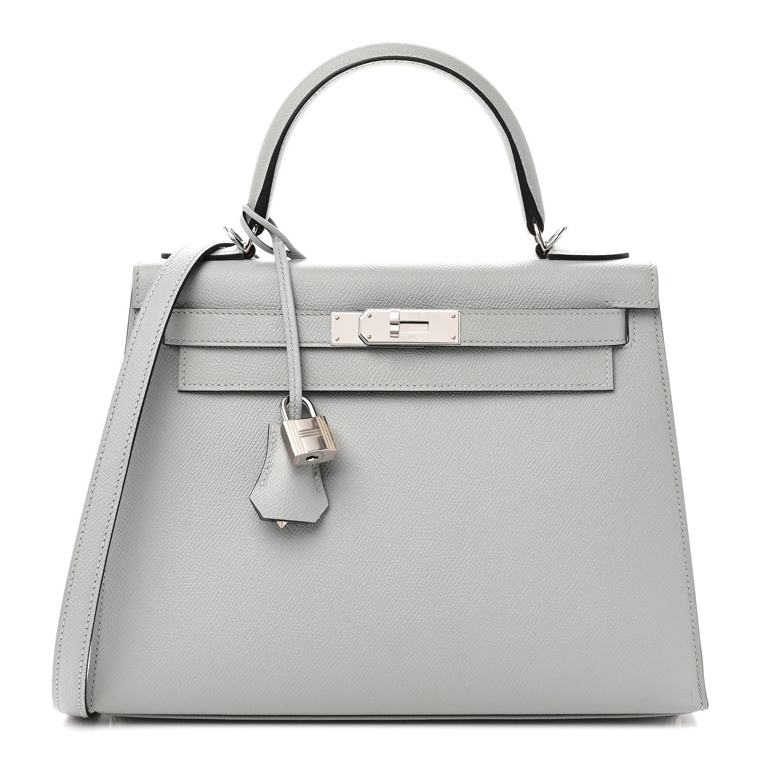 Hermes Epsom Kelly Sellier 28 Bleu Glacier