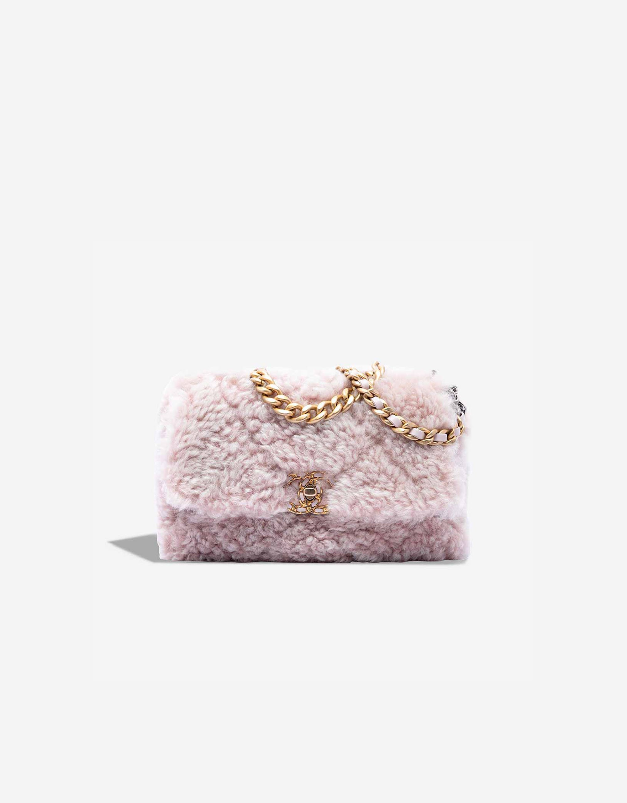 
		19 Flap Bag Shearling Light Pink    
