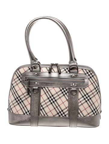 Burberry Nova Check Top Handle Bag