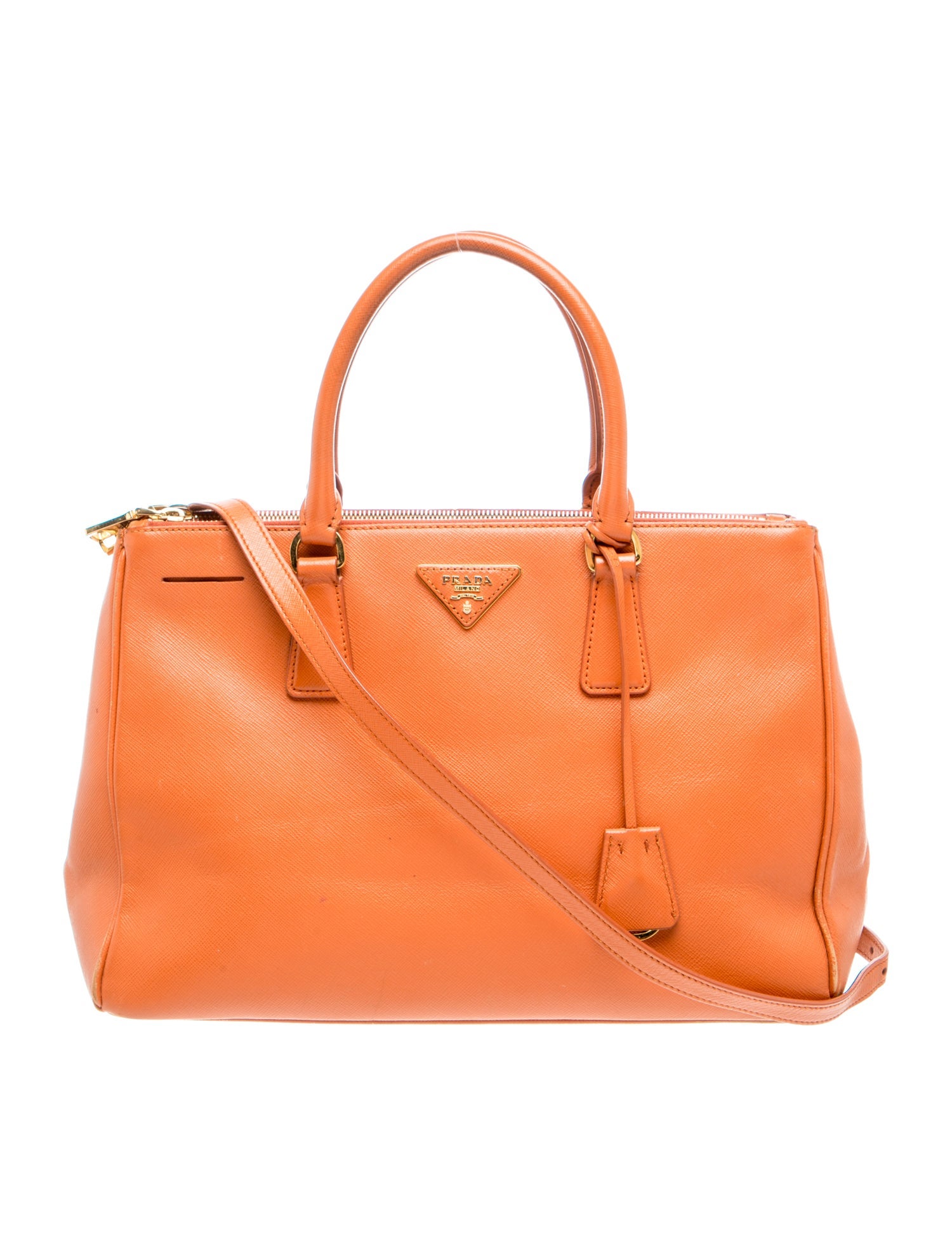 Saffiano Leather Galleria Double Zip
