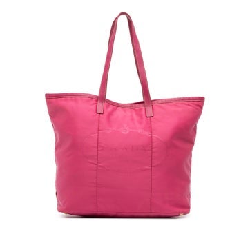 Nylon Tessuto Canapa Logo Tote