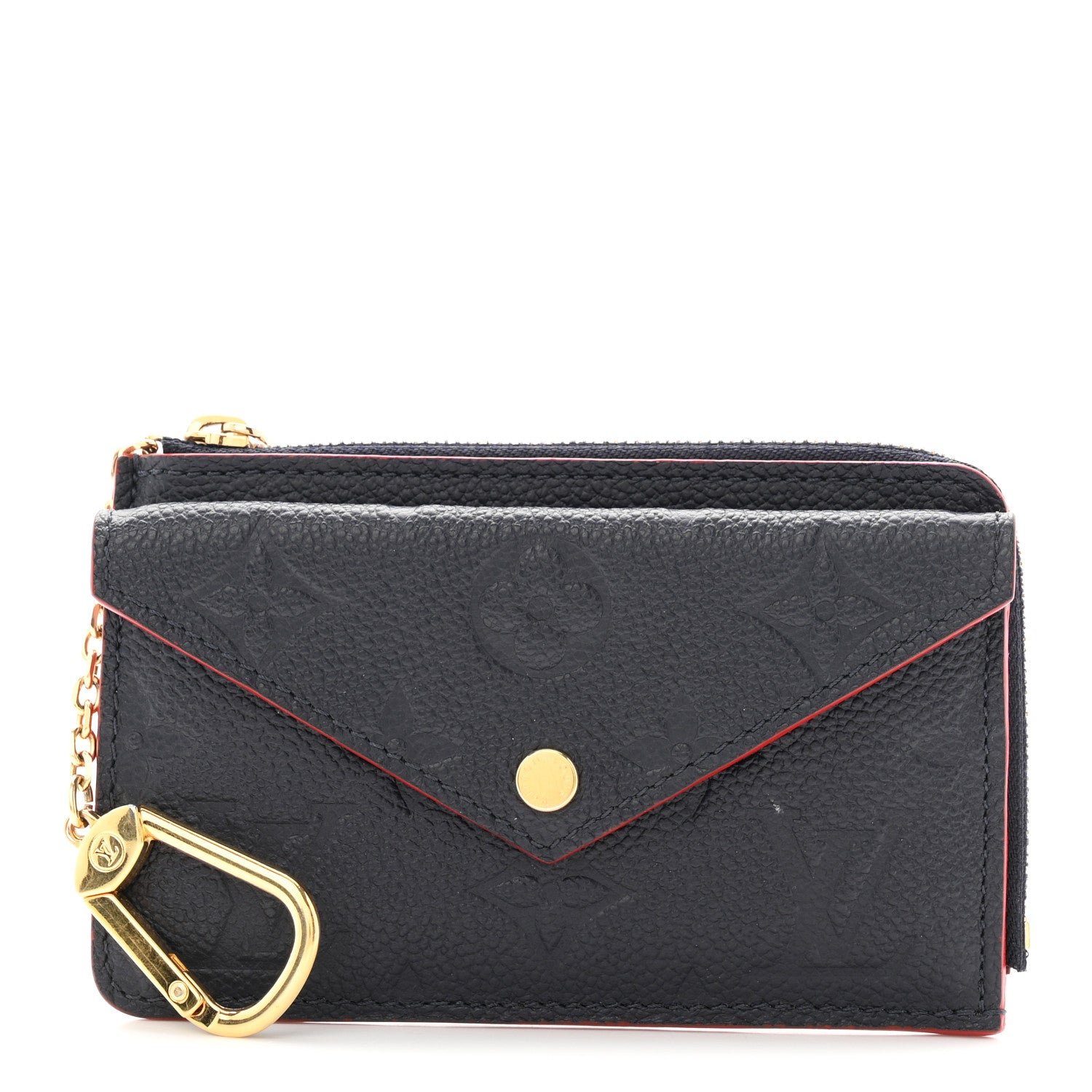 Louis Vuitton Empreinte Recto Verso Card Holder Marine Rouge