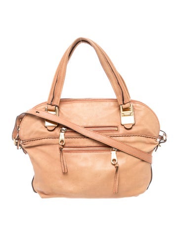 Leather Top Handle Bag