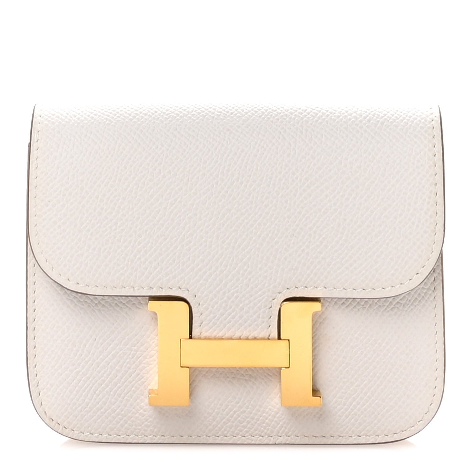 Hermes Hermes Epsom Constance Slim Wallet Gris Pale