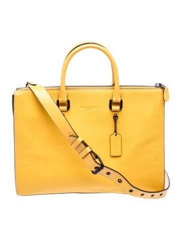 Leather Top Handle Bag