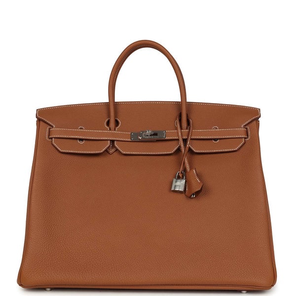 Hermes Birkin 40 Gold Togo Palladium Hardware