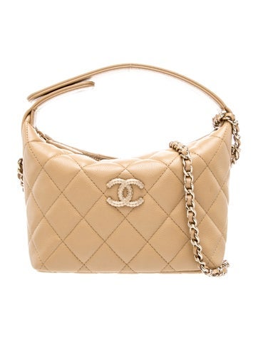 Quilted Hobo Clutch w/ Chain