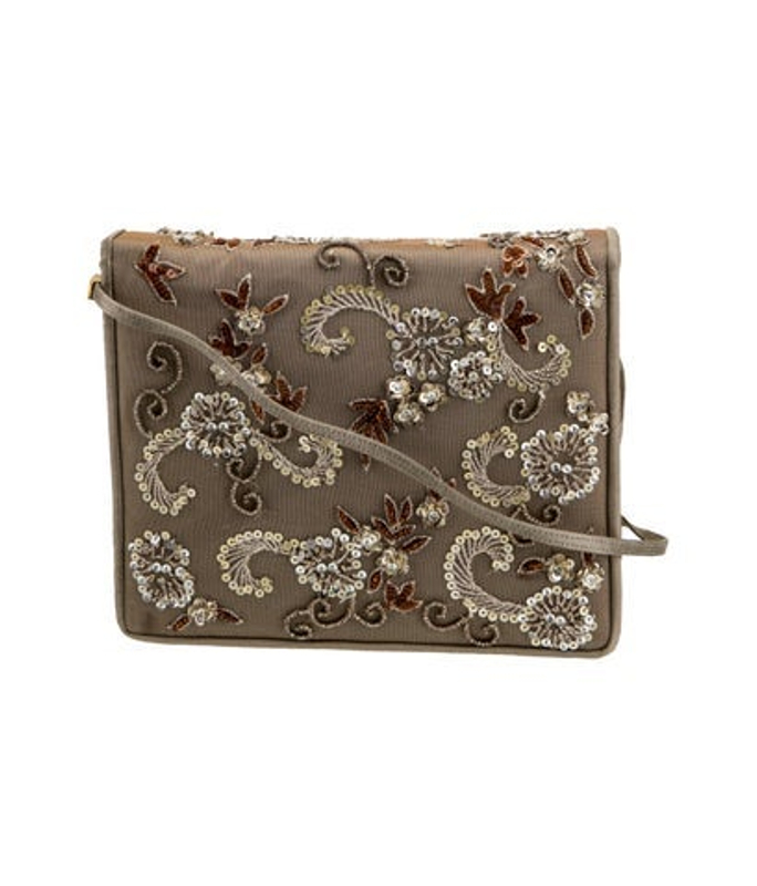 Judith Leiber Leiber Satin Clutch