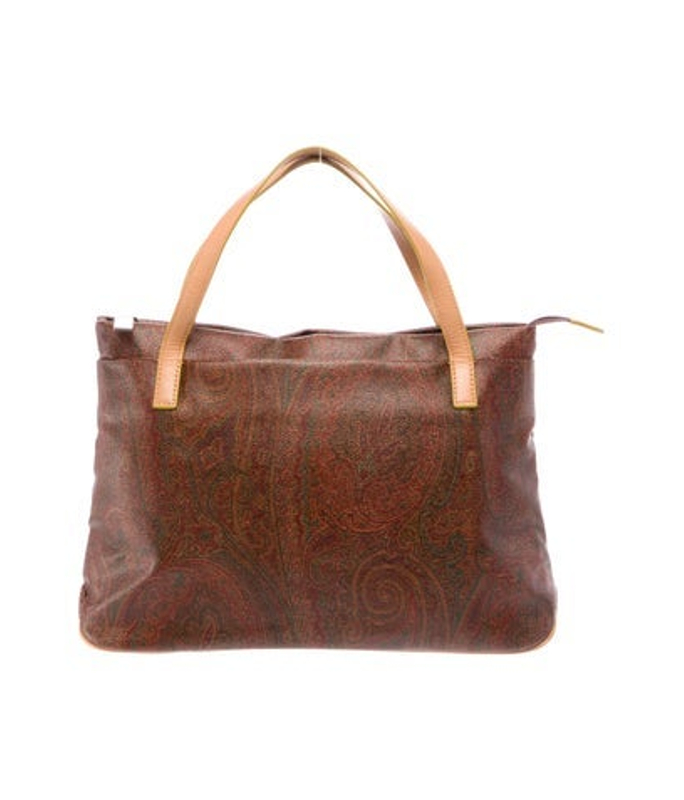 Etro Leather Top Handle Bag