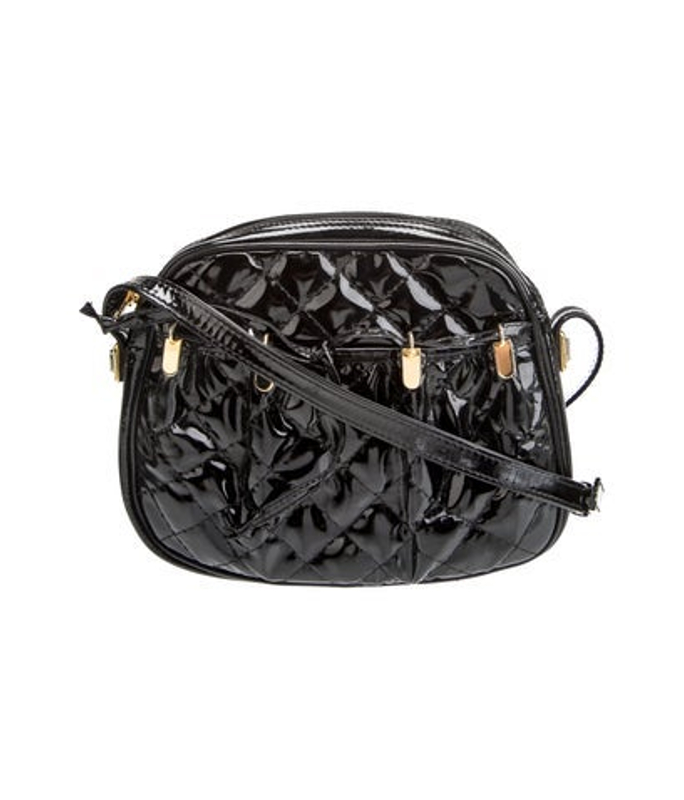 Judith Leiber Leiber Patent Leather Crossbody Bag