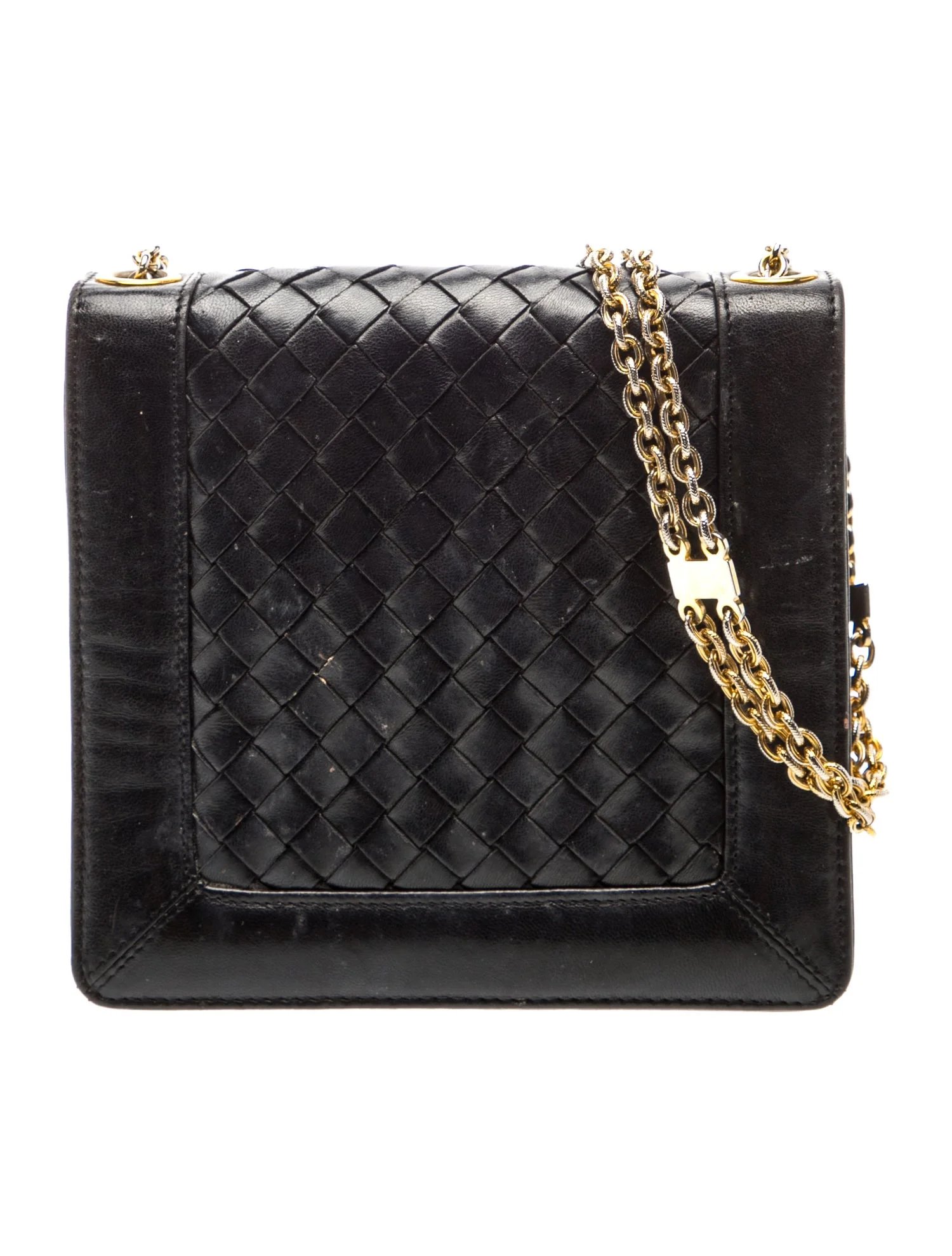 Intrecciato Crossbody Bag Vintage