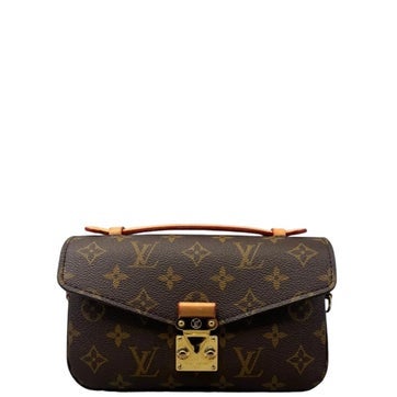 Coated Canvas Pochette Metis