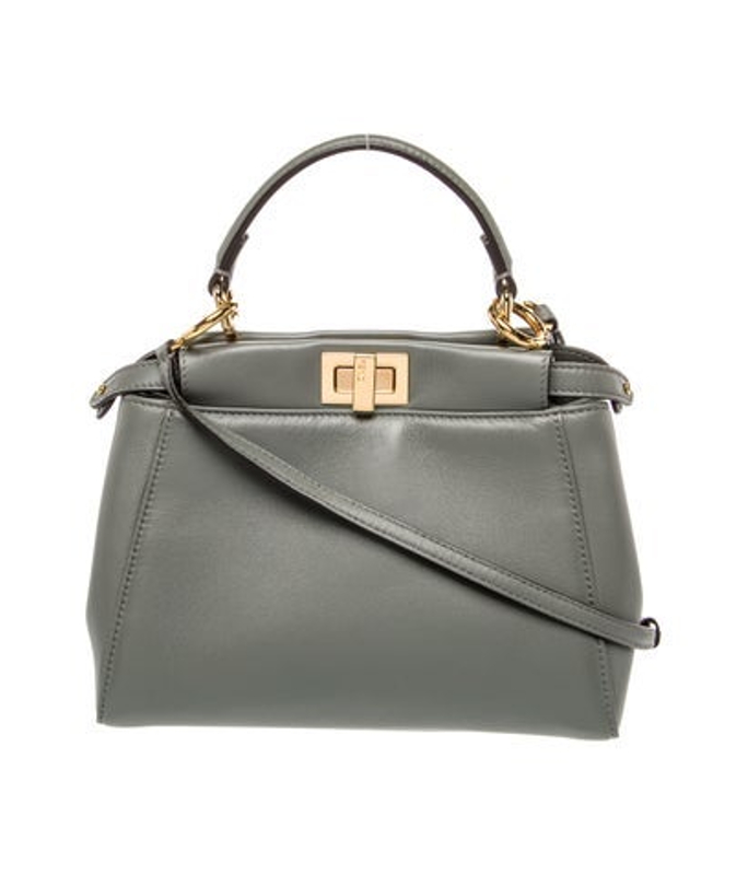 Fendi Leather Peekaboo Mini