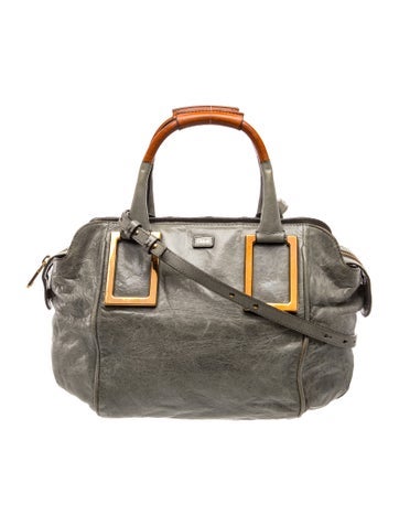 Chloe Leather Top Handle Bag