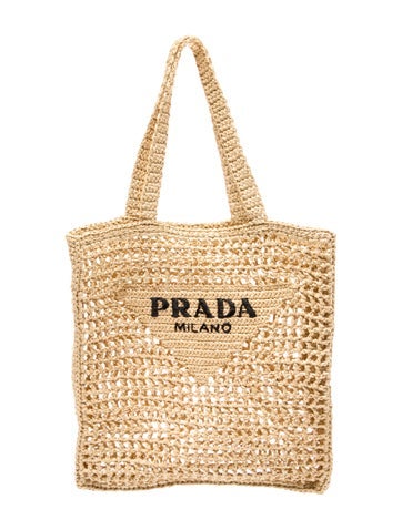 Prada Raffia Grass Evening Bag
