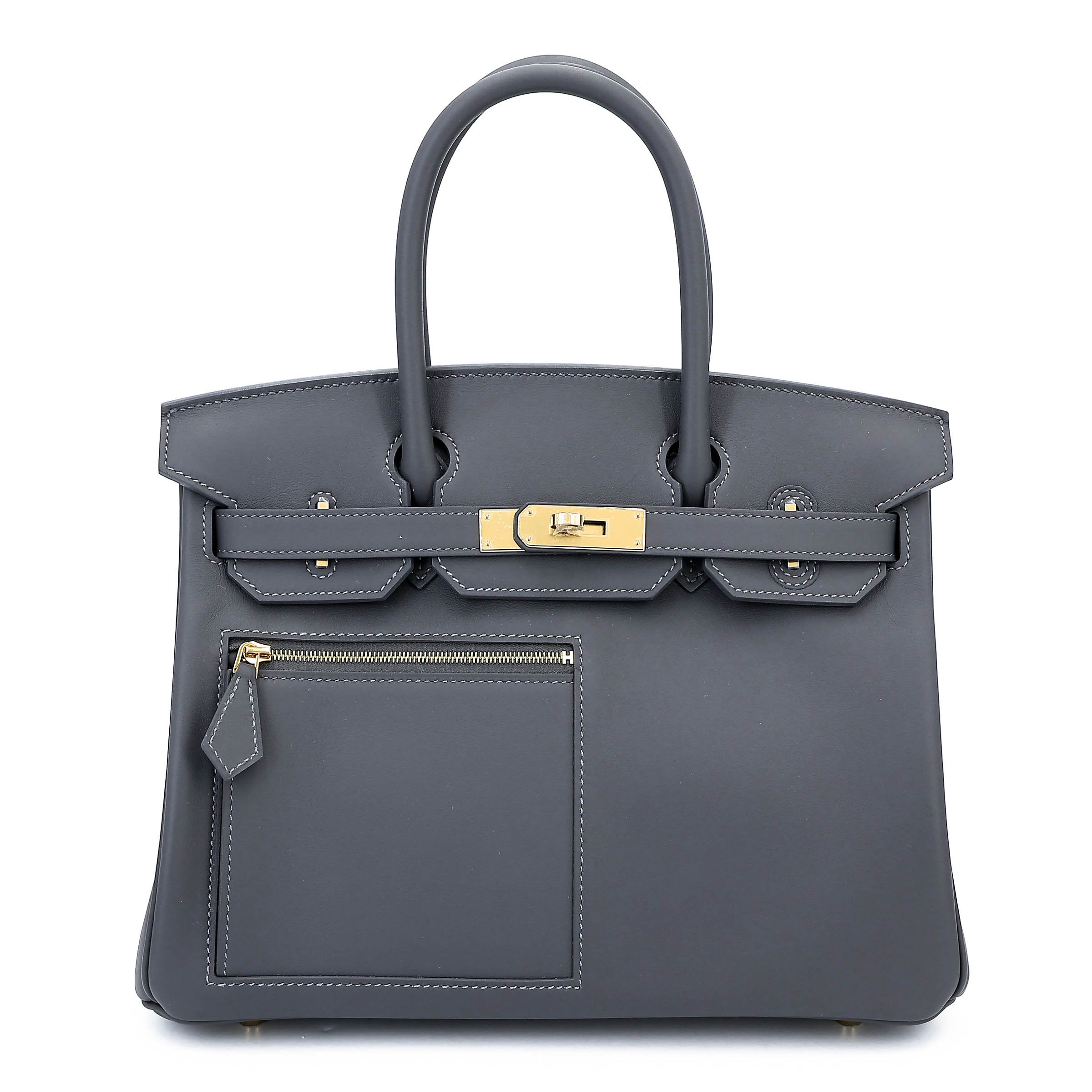 Hermes Brand New ( Rank N ) HERMÈS Birkin 30 Colormatic Ardoise (85) Swift Permabrass hardware K (2025)