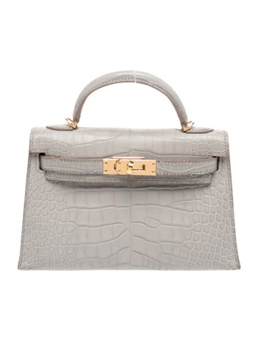 Matte Alligator Mini Kelly II Sellier 20
