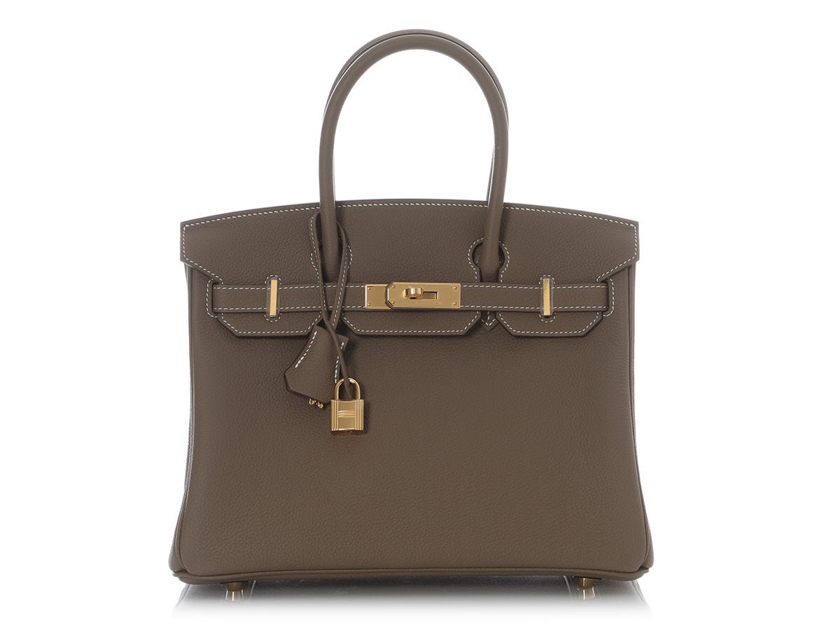 Hermès Etoupe Togo Birkin 30
