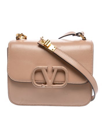 Valentino Leather V-Sling Small
