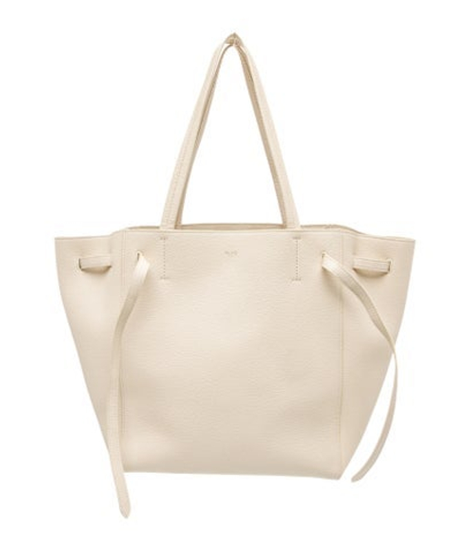 Celine Leather Cabas Phantom W Belt Medium