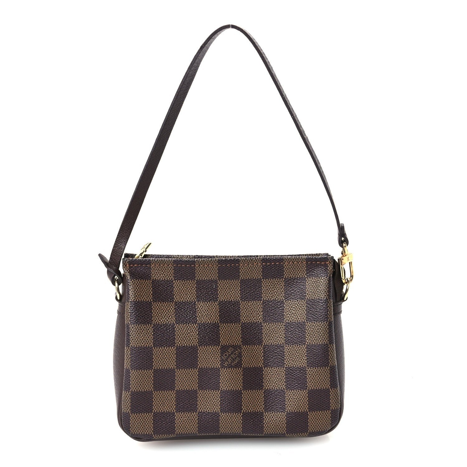 Louis Vuitton Damier Ebene Trousse Make Up Bag Pochette