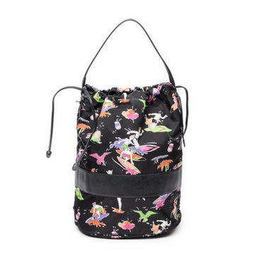 Canvas Large Drawstring Bucket