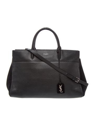 Leather Rive Gauche Cabas Medium