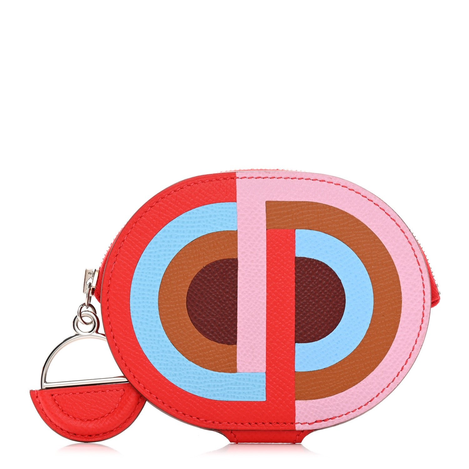 Hermes Epsom In-The-Loop-To-Go Pochette Multicolore Rouge de Coeur