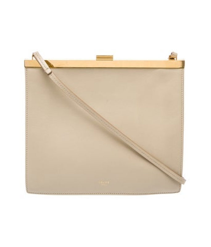 Celine Leather Clasp Mini