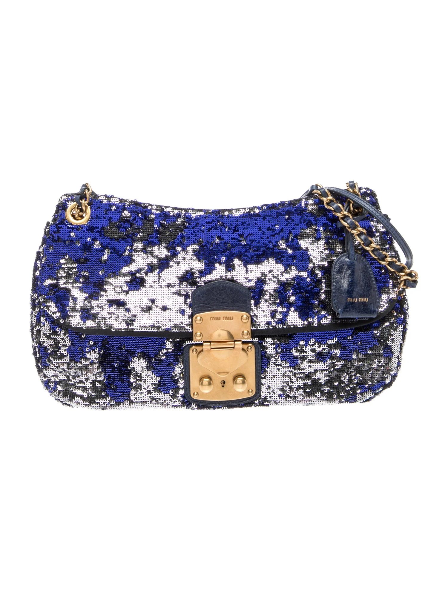 Miu Miu Sequins Shoulder Bag