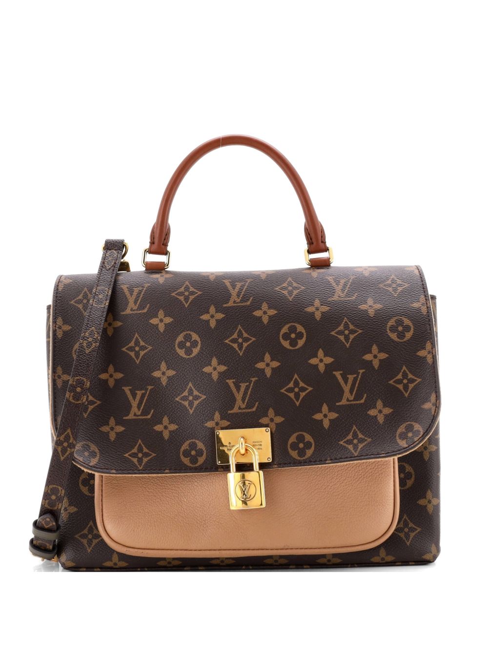 Marignan Handbag Monogram Canvas with Leather shoulder bag