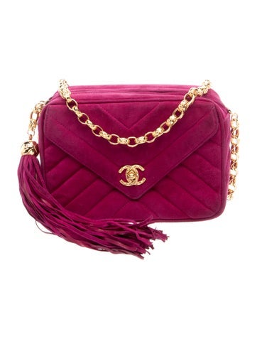 Chevron Tassel Camera Bag