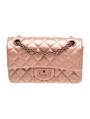 Metallic 2.55 Reissue 224 Mini Flap Bag