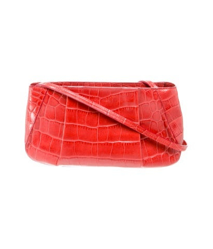 Furla Embossed Leather Shoulder Bag