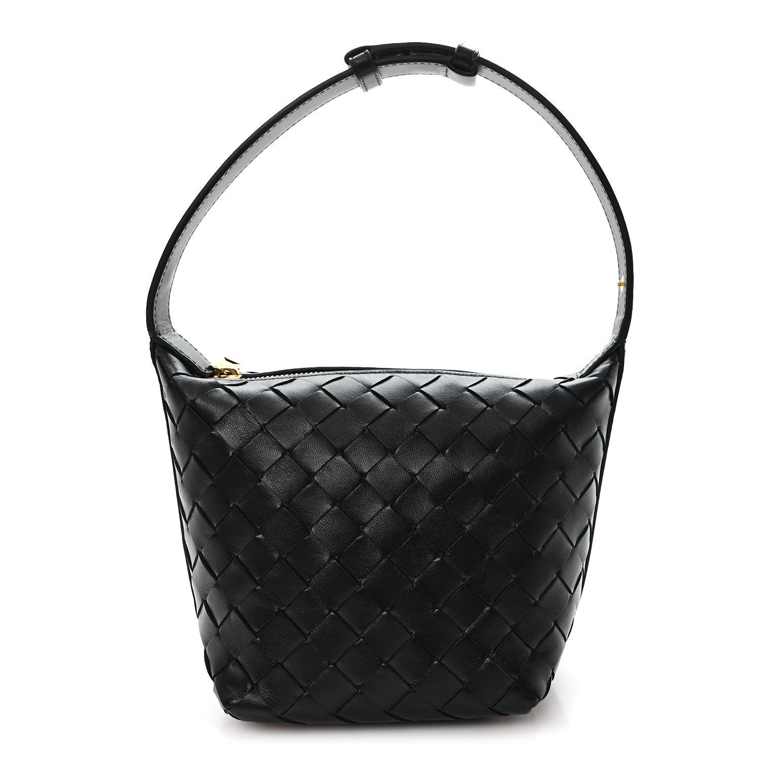 Bottega Veneta Calfskin Nappa Intrecciato Candy Wallace Black