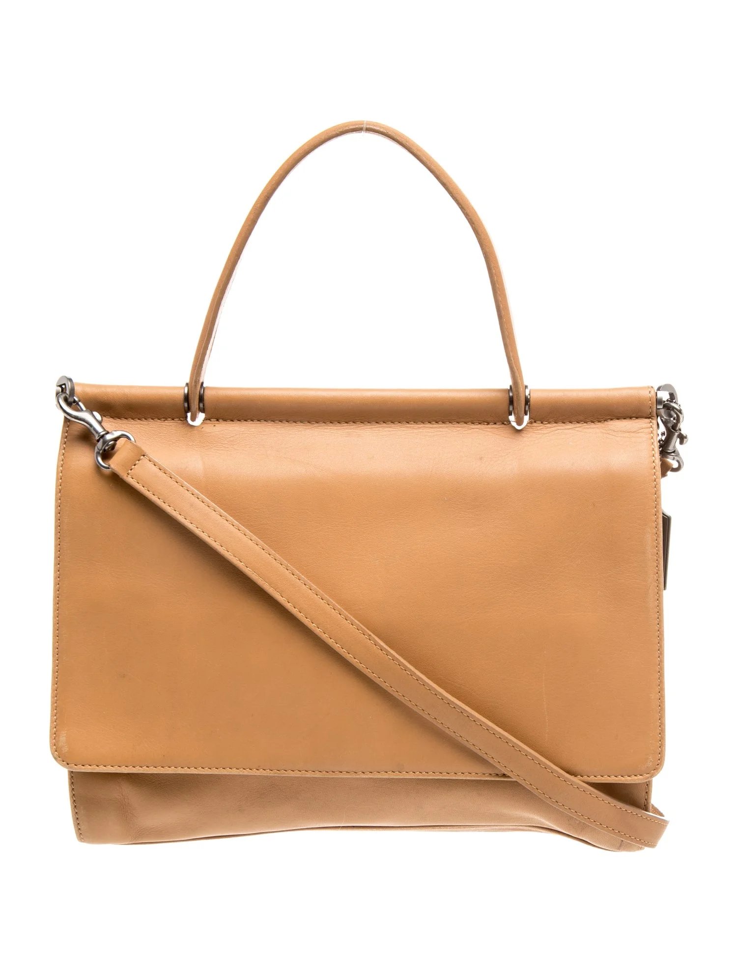 Leather Top Handle Bag