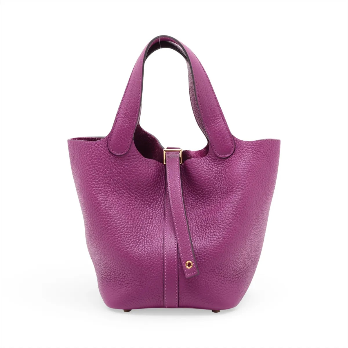 Hermès Picotin Lock 18 PM Taurillon Clemence Anemone Gold Metal Fittings