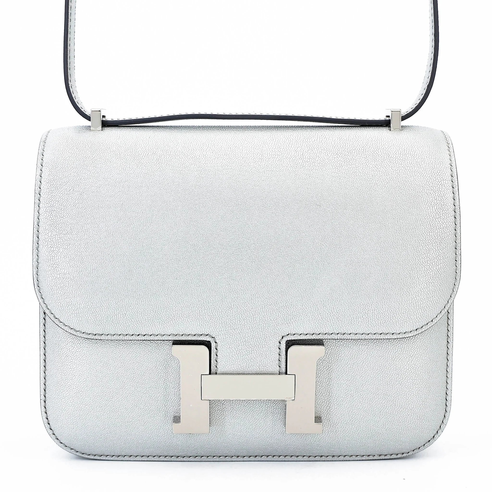 Hermes Constance Mini 19 Mirror Argent (05) Chamkila Palladium hardware K (2025)