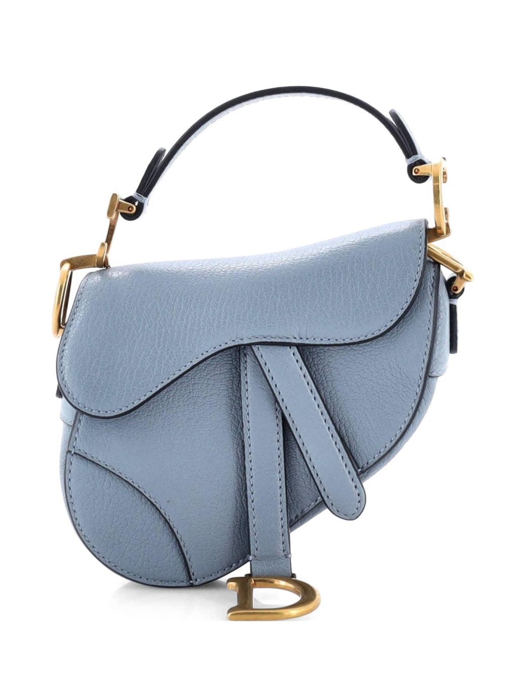 Saddle Handbag Leather Micro satchel