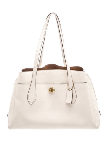 Leather Top Handle Bag