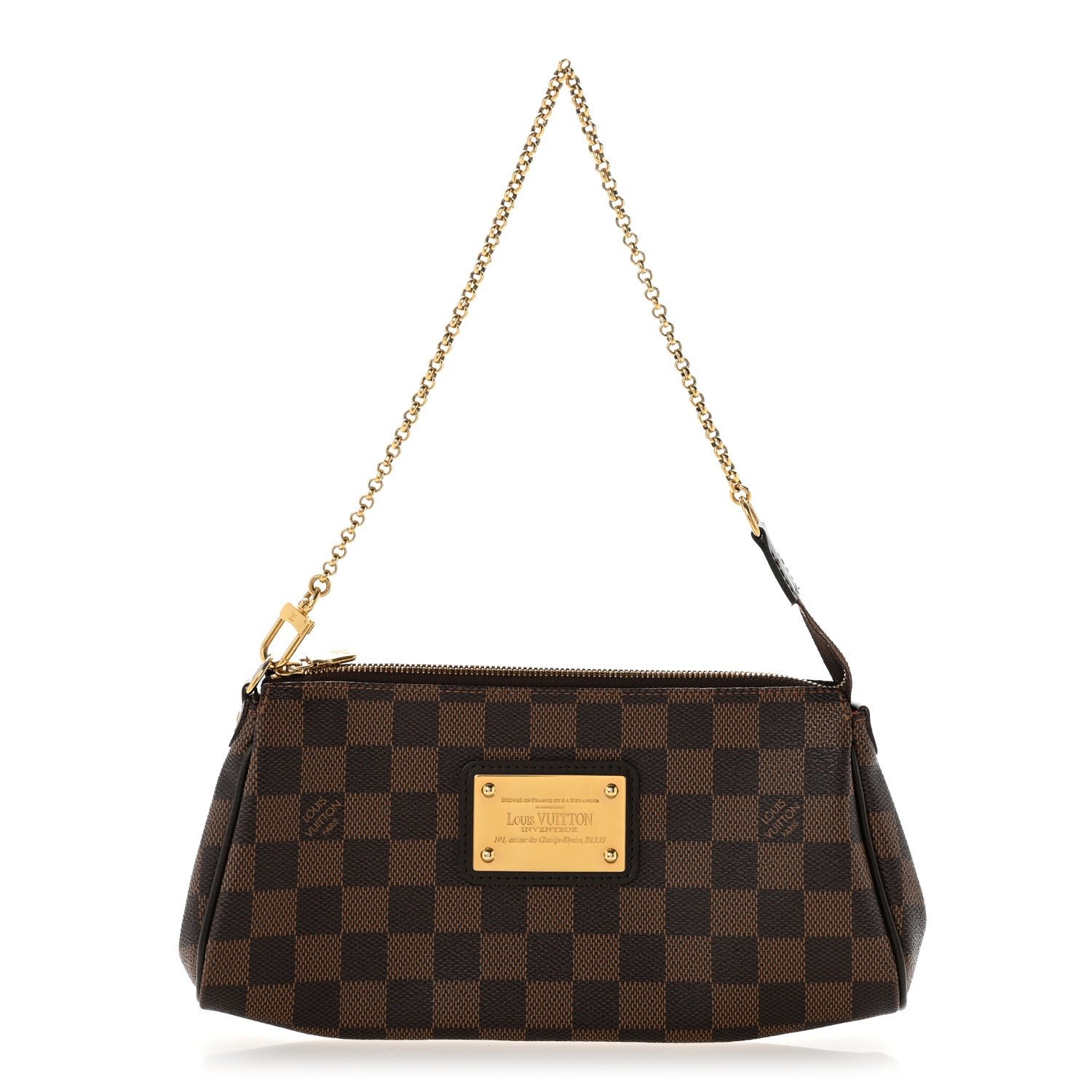 Louis Vuitton Damier Ebene Eva Clutch