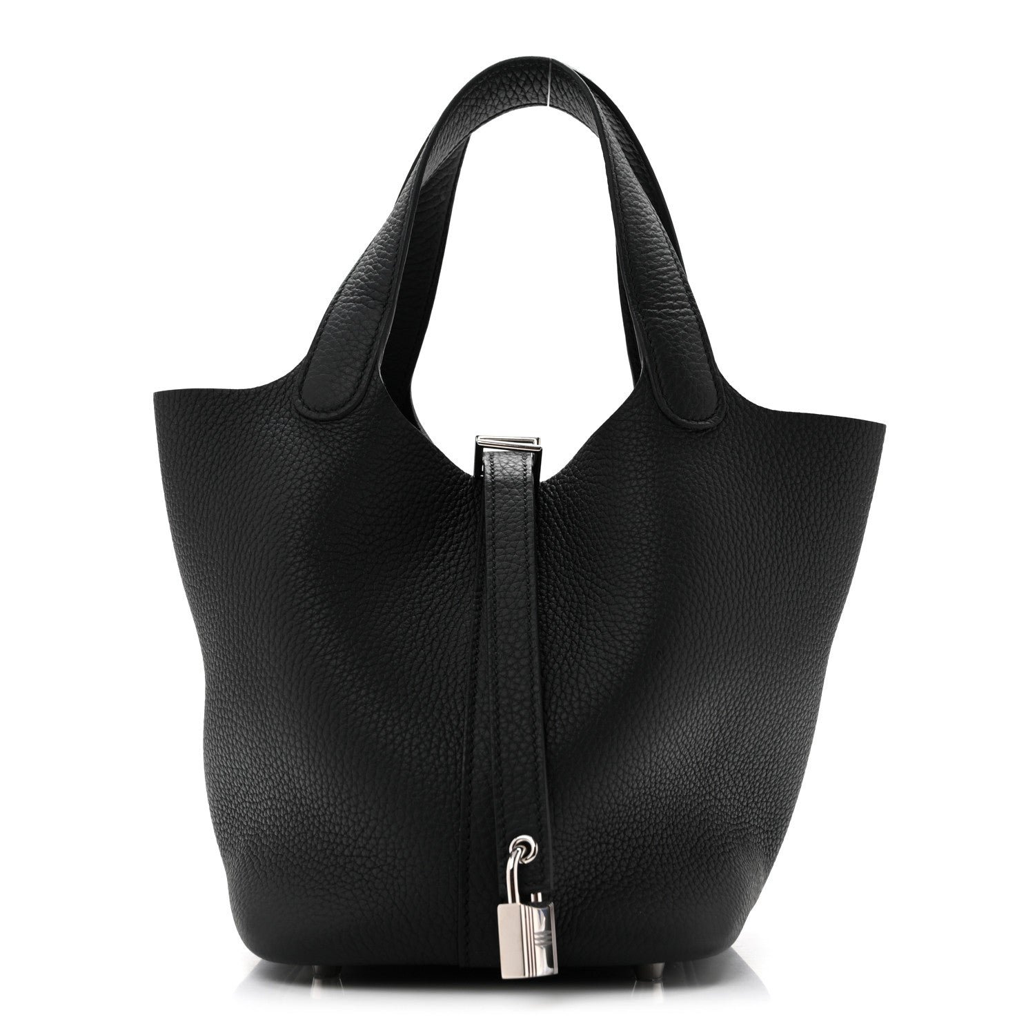 Hermes Taurillon Clemence Picotin Lock 18 PM Black