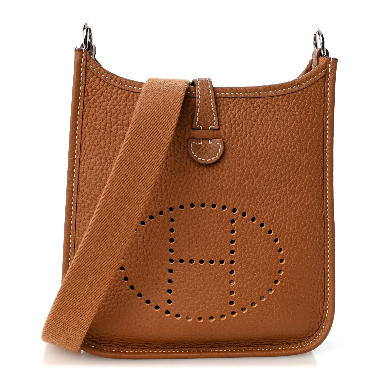 Hermes Taurillon Clemence Evelyne TPM Gold