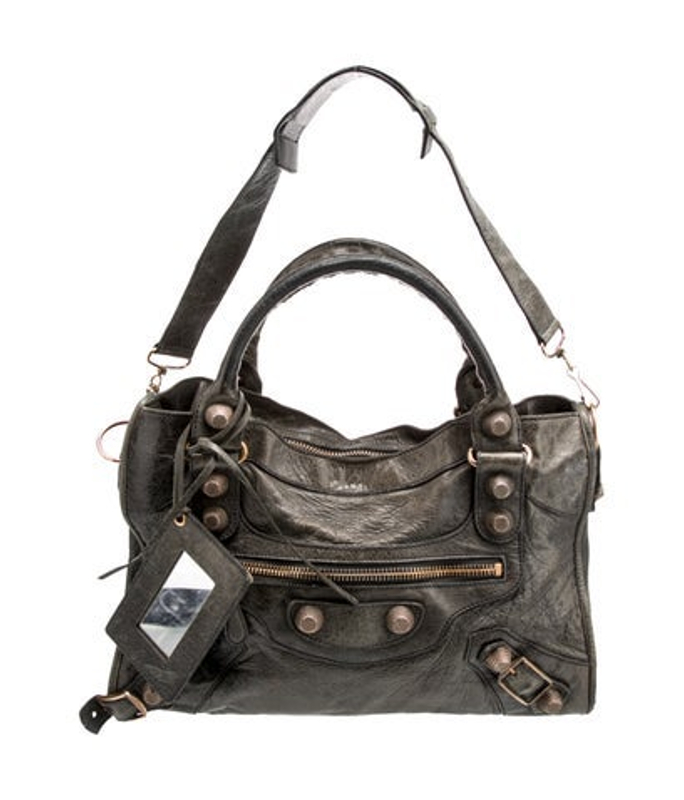 Balenciaga Leather Motocross City Giant