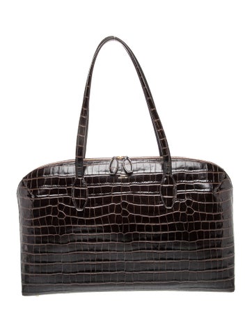 Embossed Leather Tote